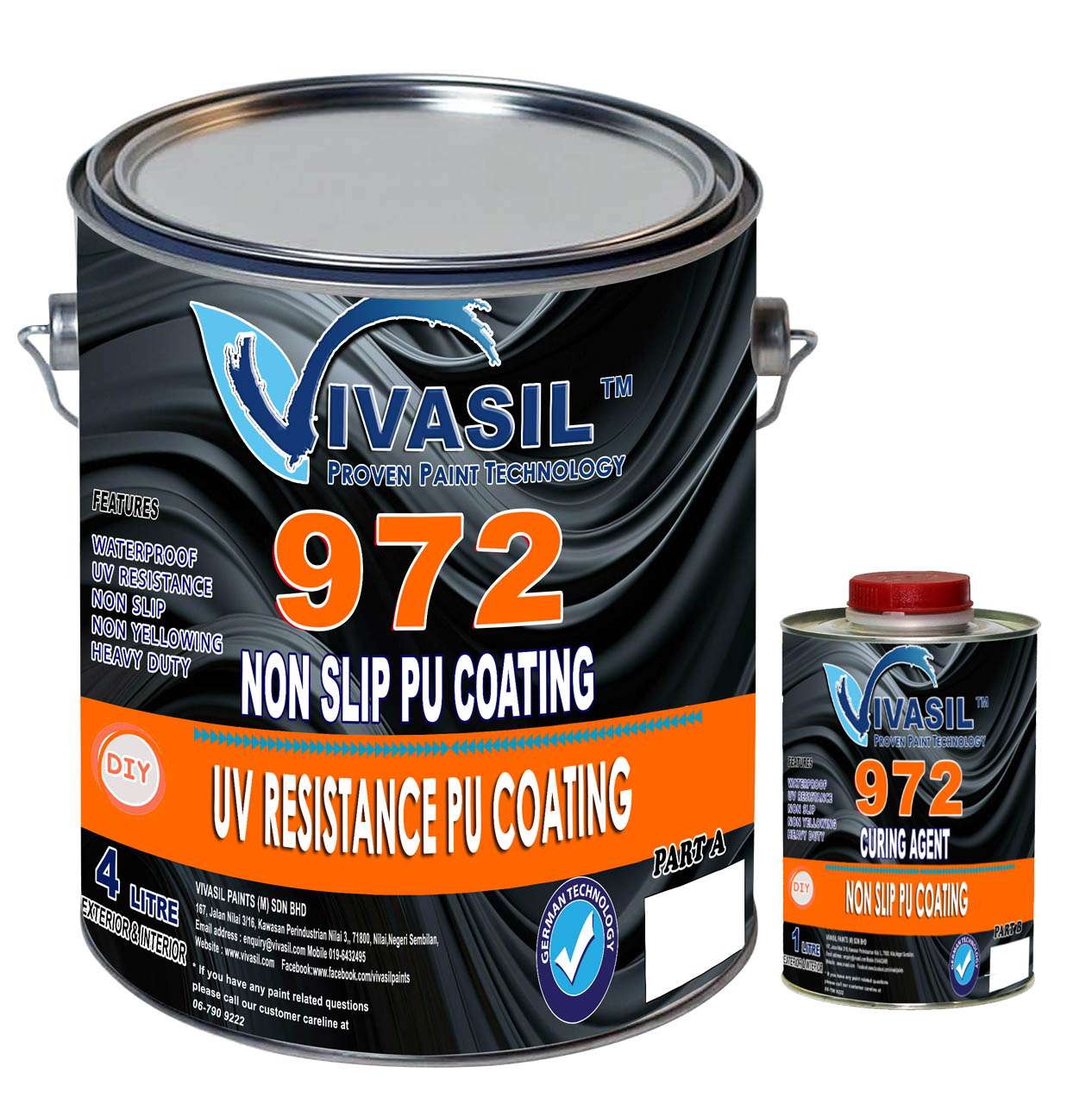 972 Non Slip PU Coating -Proven Paint Technology